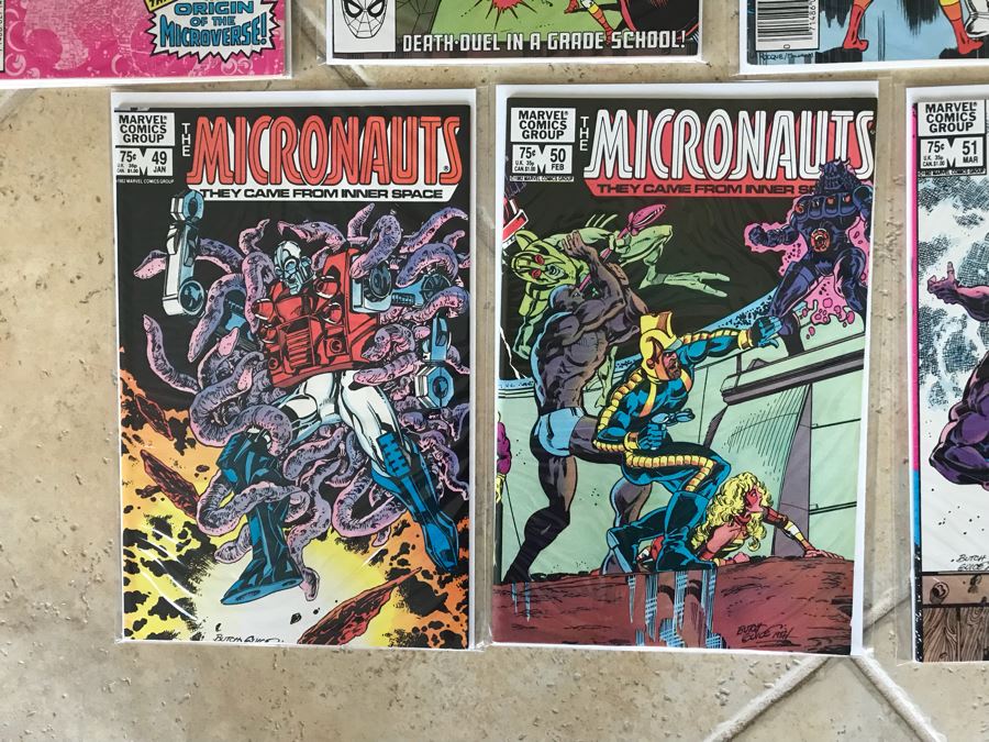 (47) Marvel Micronauts Comic Books Includes Issue 1 And Annual Issue 1 - See Photos [Photo 18]