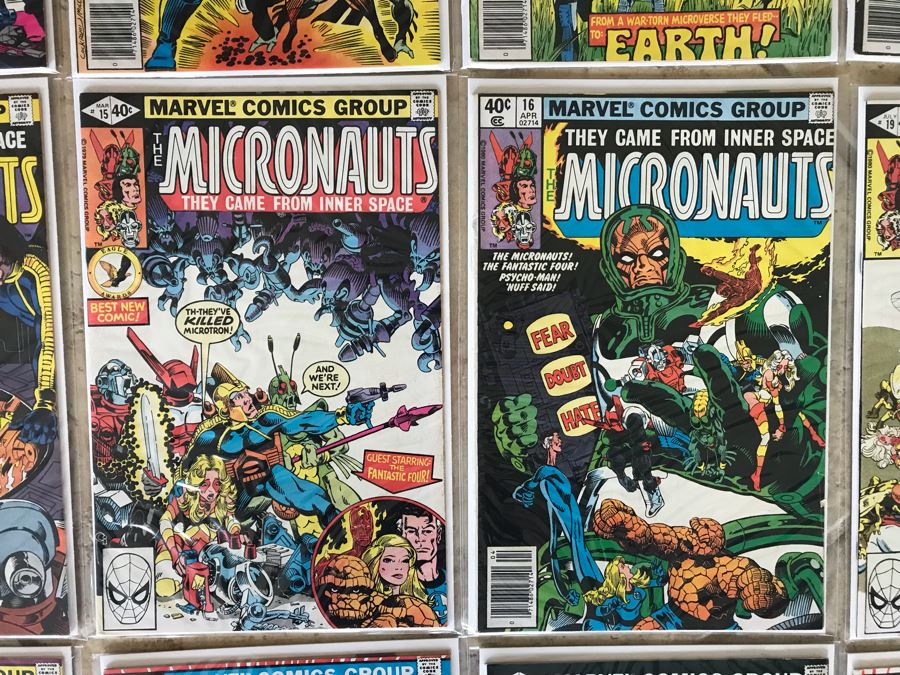 (47) Marvel Micronauts Comic Books Includes Issue 1 And Annual Issue 1 - See Photos [Photo 7]