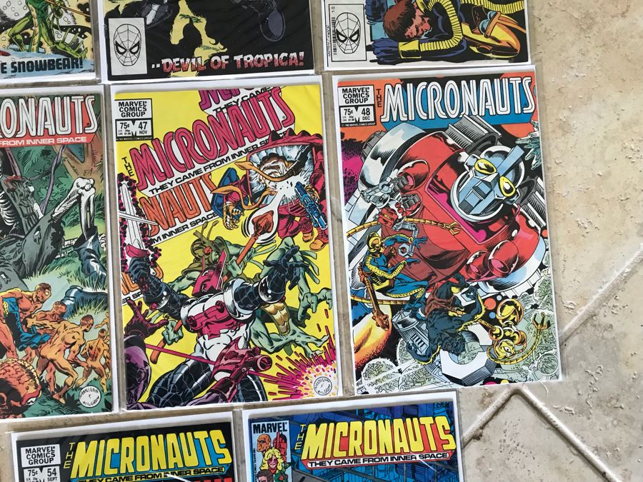 (47) Marvel Micronauts Comic Books Includes Issue 1 And Annual Issue 1 - See Photos [Photo 17]