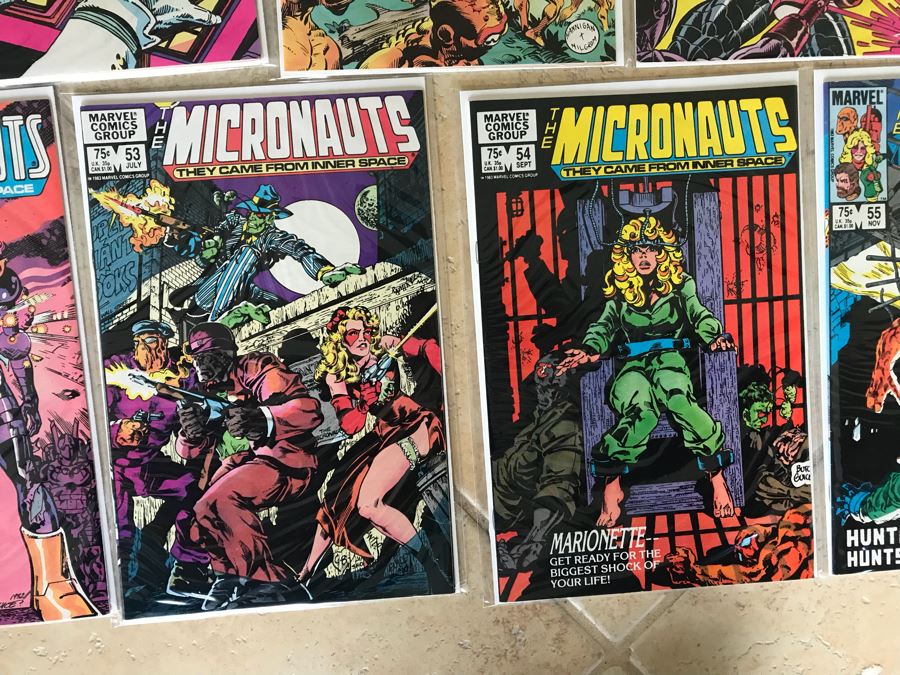 (47) Marvel Micronauts Comic Books Includes Issue 1 And Annual Issue 1 - See Photos [Photo 20]