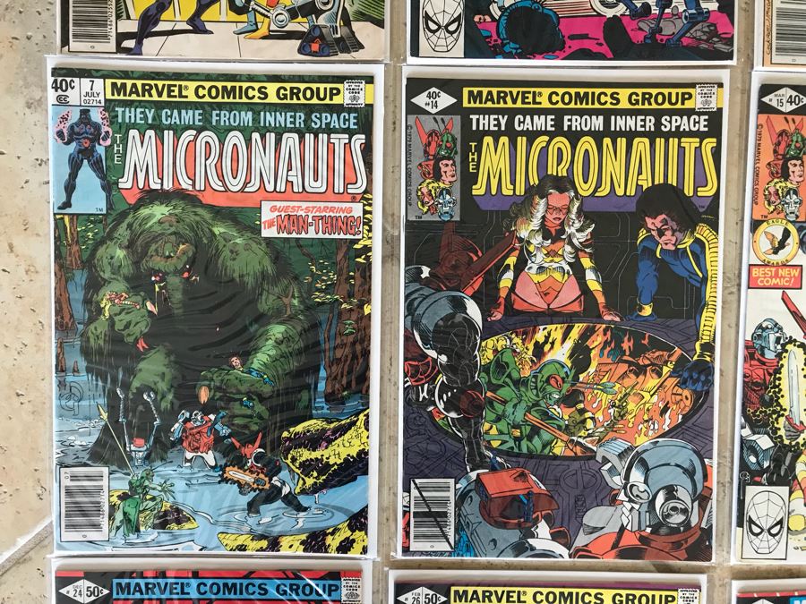 (47) Marvel Micronauts Comic Books Includes Issue 1 And Annual Issue 1 - See Photos [Photo 6]