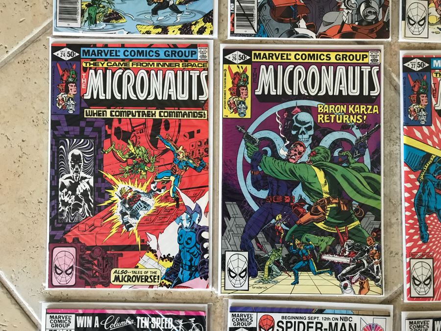 (47) Marvel Micronauts Comic Books Includes Issue 1 And Annual Issue 1 - See Photos [Photo 10]