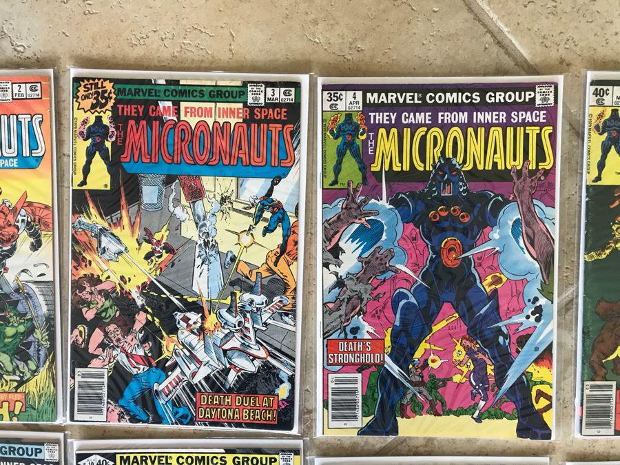 (47) Marvel Micronauts Comic Books Includes Issue 1 And Annual Issue 1 - See Photos [Photo 4]