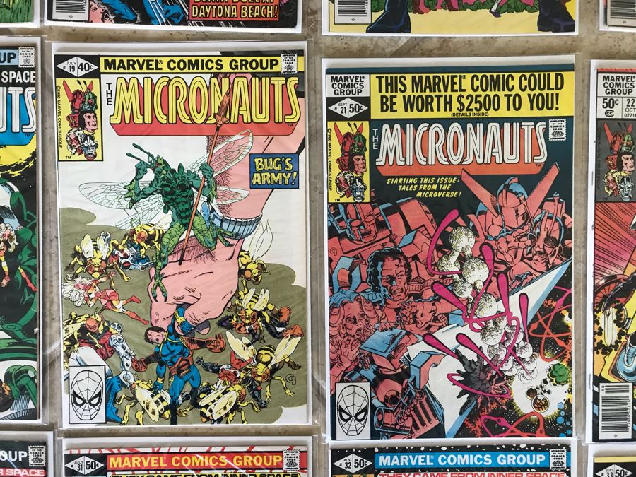 (47) Marvel Micronauts Comic Books Includes Issue 1 And Annual Issue 1 - See Photos [Photo 8]