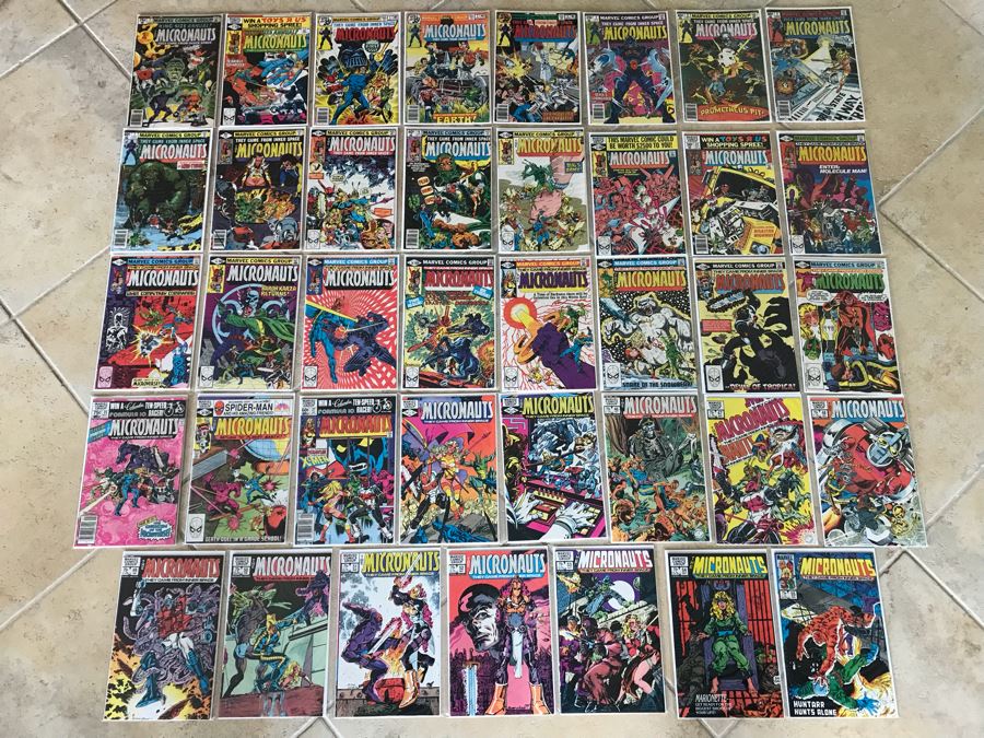 (47) Marvel Micronauts Comic Books Includes Issue 1 And Annual Issue 1 - See Photos