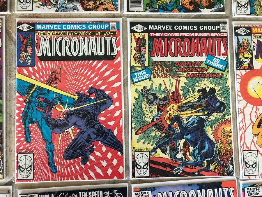 (47) Marvel Micronauts Comic Books Includes Issue 1 And Annual Issue 1 - See Photos [Photo 11]