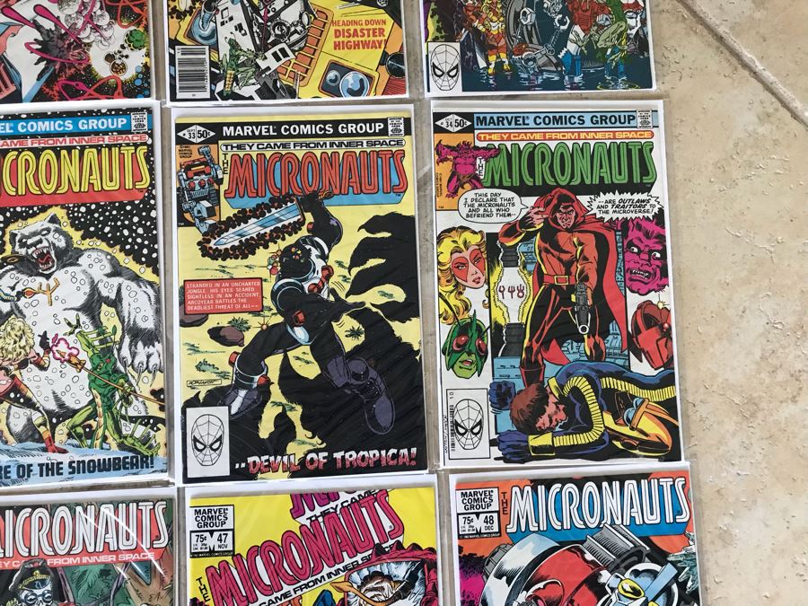 (47) Marvel Micronauts Comic Books Includes Issue 1 And Annual Issue 1 - See Photos [Photo 13]