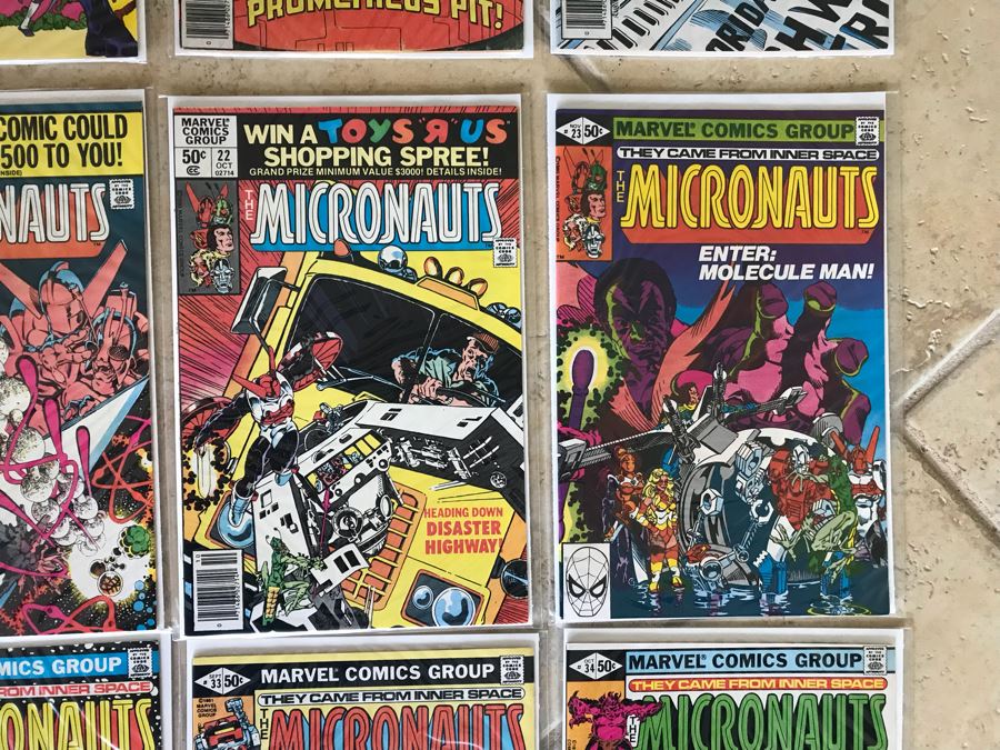 (47) Marvel Micronauts Comic Books Includes Issue 1 And Annual Issue 1 - See Photos [Photo 9]