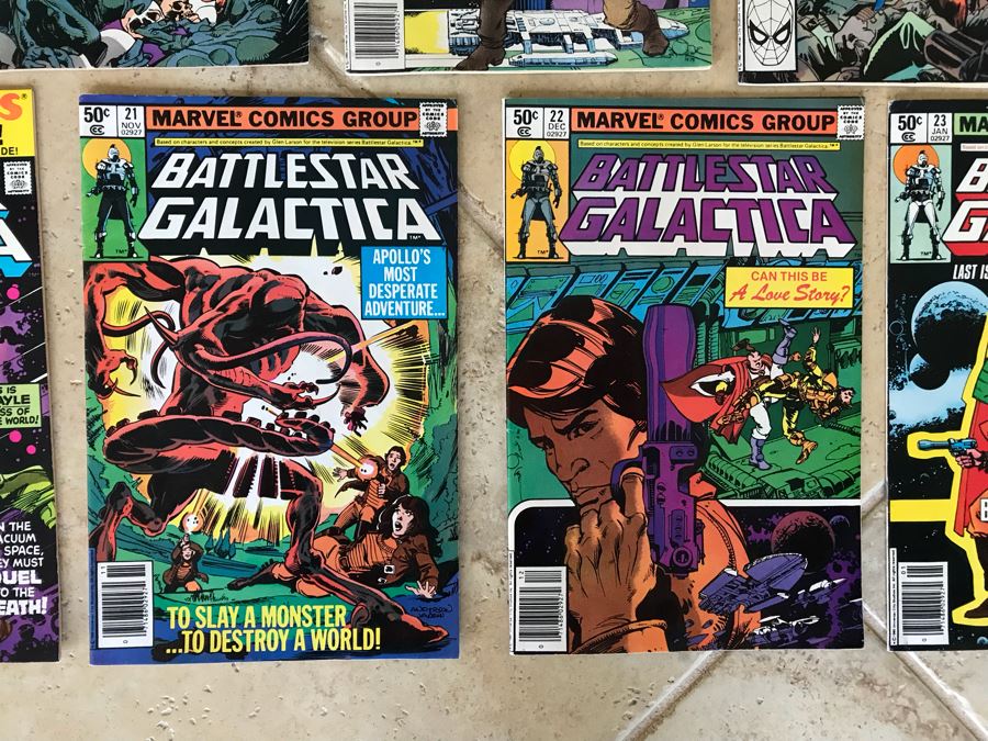 (23) Marvel Battlestar Galactica Comic Books Entire Set Issues 1-23 [Photo 12]