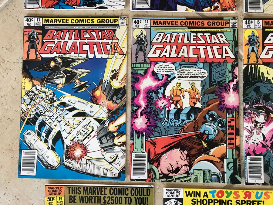 (23) Marvel Battlestar Galactica Comic Books Entire Set Issues 1-23 [Photo 8]