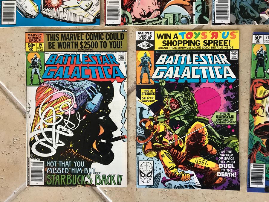 (23) Marvel Battlestar Galactica Comic Books Entire Set Issues 1-23 [Photo 11]