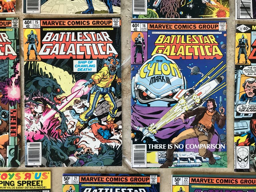 (23) Marvel Battlestar Galactica Comic Books Entire Set Issues 1-23 [Photo 9]