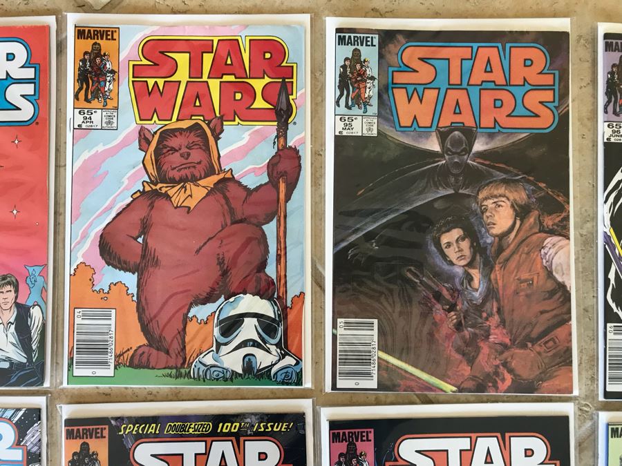 (16) Marvel STAR WARS Comic Books Includes Last Issue 107 - See Photos [Photo 3]