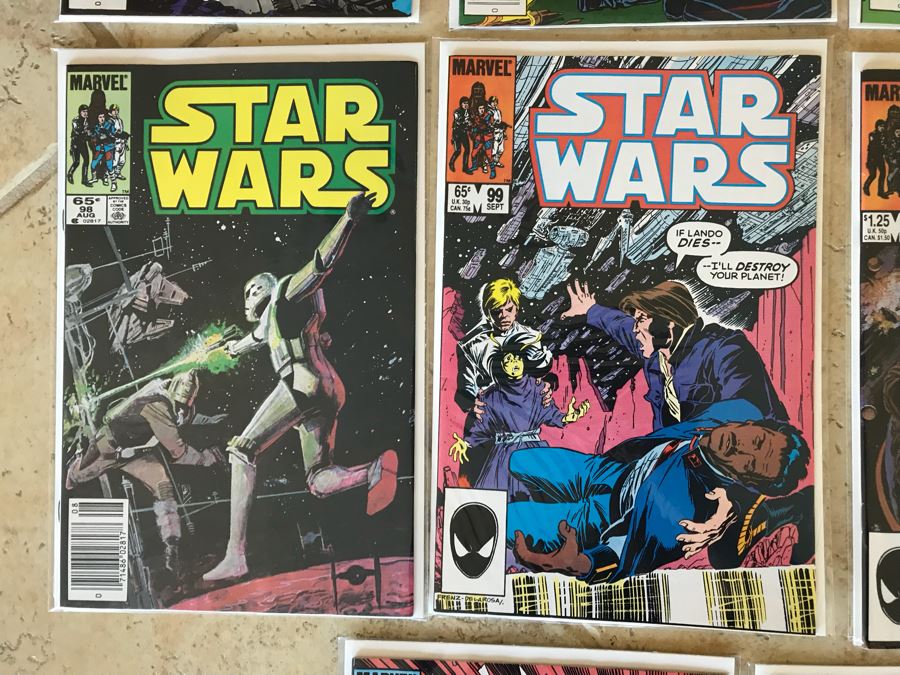 (16) Marvel STAR WARS Comic Books Includes Last Issue 107 - See Photos [Photo 5]