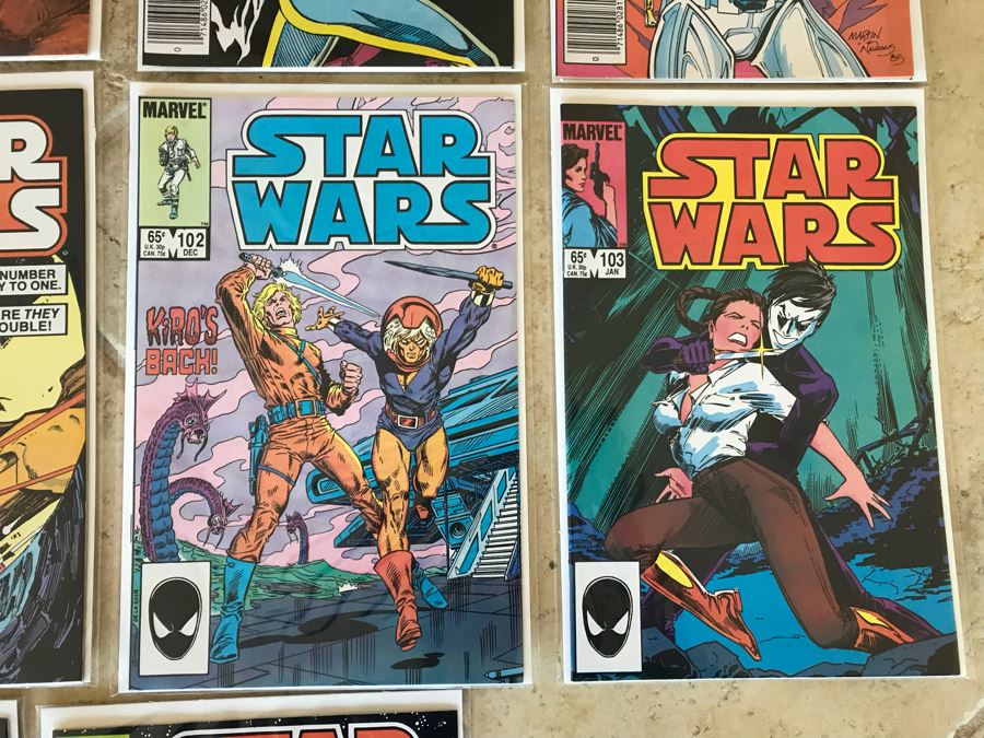 (16) Marvel STAR WARS Comic Books Includes Last Issue 107 - See Photos [Photo 7]