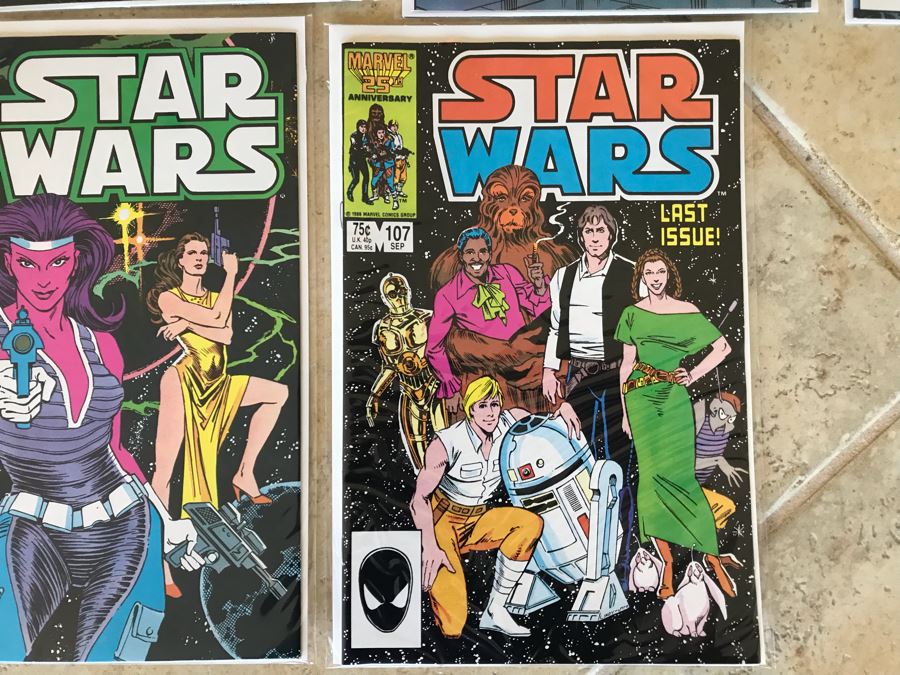 (16) Marvel STAR WARS Comic Books Includes Last Issue 107 - See Photos [Photo 10]
