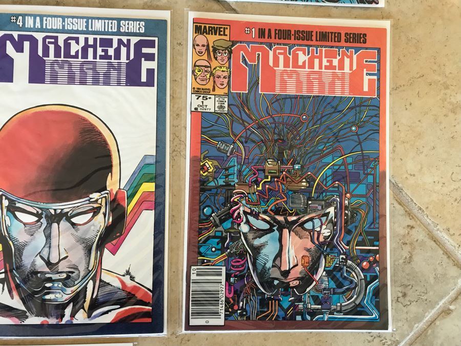 Vintage Marvel Comic Books: Man From Atlantis Issue 1, The Savage She-Hulk, The Human Fly Issue 1, Machine Man, The Vision And The Scarlet Witch 1, The New Mutants Special Edition 1, Kitty Pryde And Wolverine 1 [Photo 8]