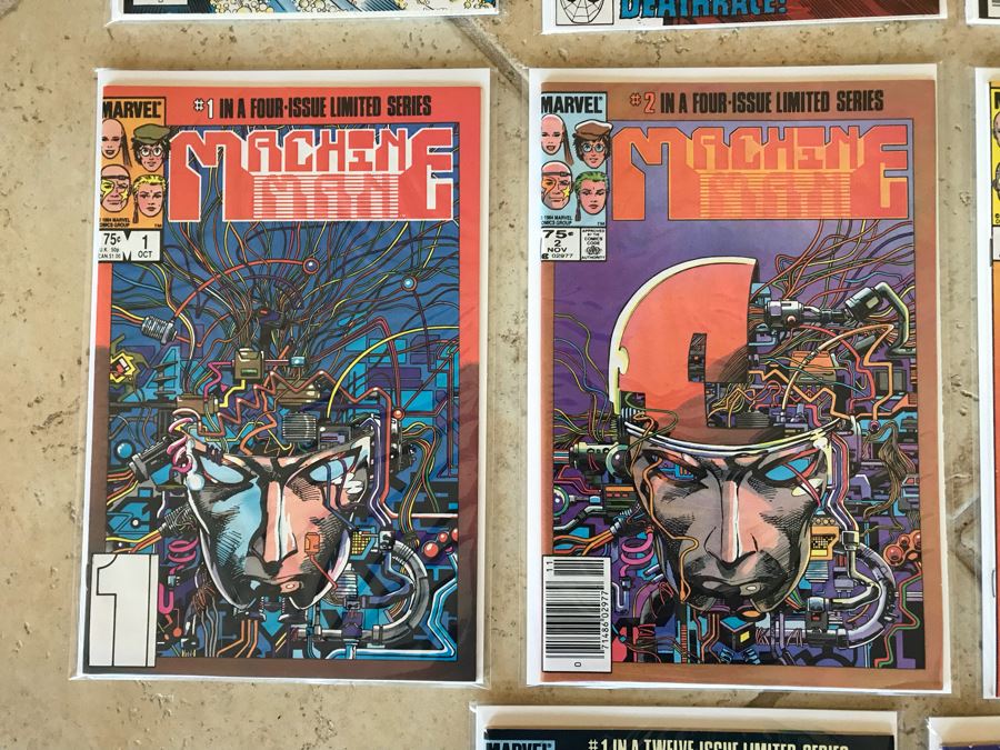 Vintage Marvel Comic Books: Man From Atlantis Issue 1, The Savage She-Hulk, The Human Fly Issue 1, Machine Man, The Vision And The Scarlet Witch 1, The New Mutants Special Edition 1, Kitty Pryde And Wolverine 1 [Photo 6]