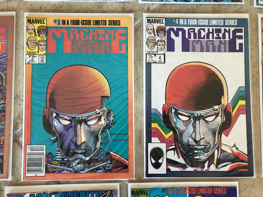 Vintage Marvel Comic Books: Man From Atlantis Issue 1, The Savage She-Hulk, The Human Fly Issue 1, Machine Man, The Vision And The Scarlet Witch 1, The New Mutants Special Edition 1, Kitty Pryde And Wolverine 1 [Photo 7]