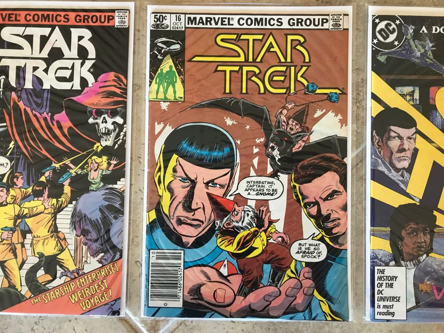 (5) Marvel Star Trek Comic Books Incl Issue 1 And (1) DC Star Trek IV Comic Book [Photo 6]