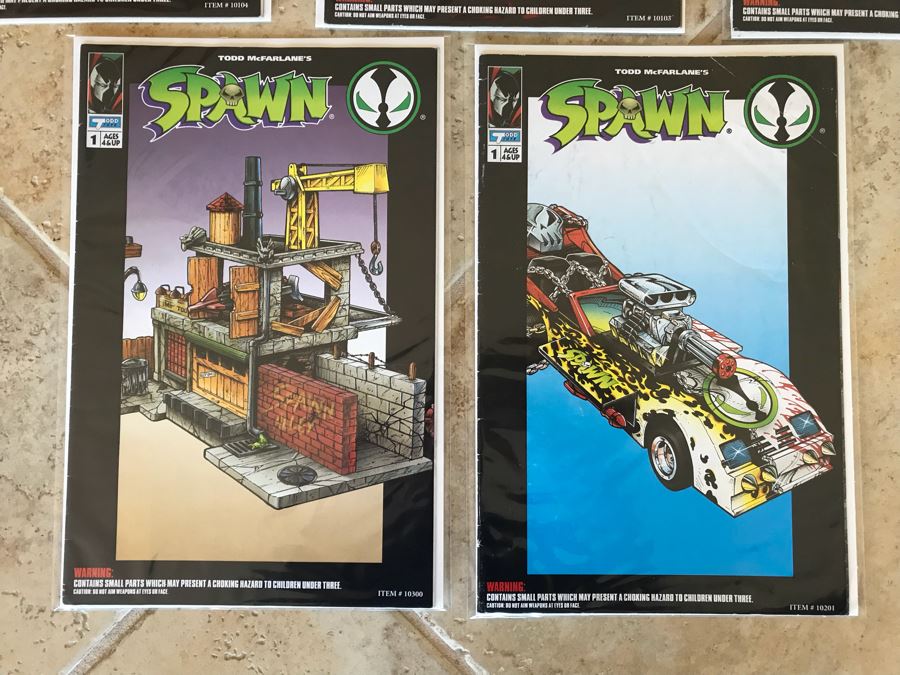 (5) Spawn Todd McFarlane Comic Books Issue 1 [Photo 4]
