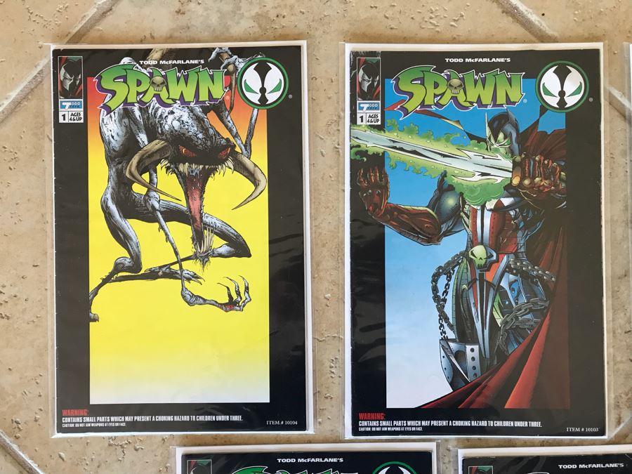 (5) Spawn Todd McFarlane Comic Books Issue 1 [Photo 2]