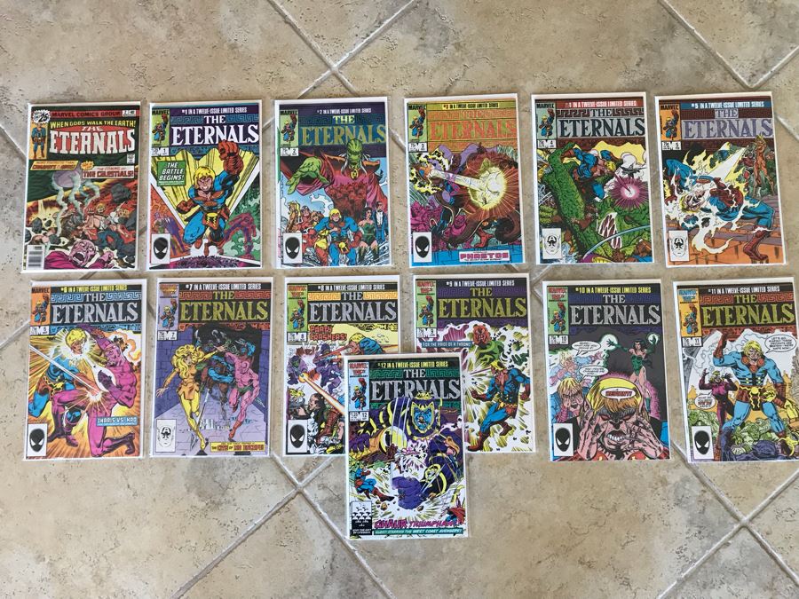 (13) Marvel The Eternals Comic Books