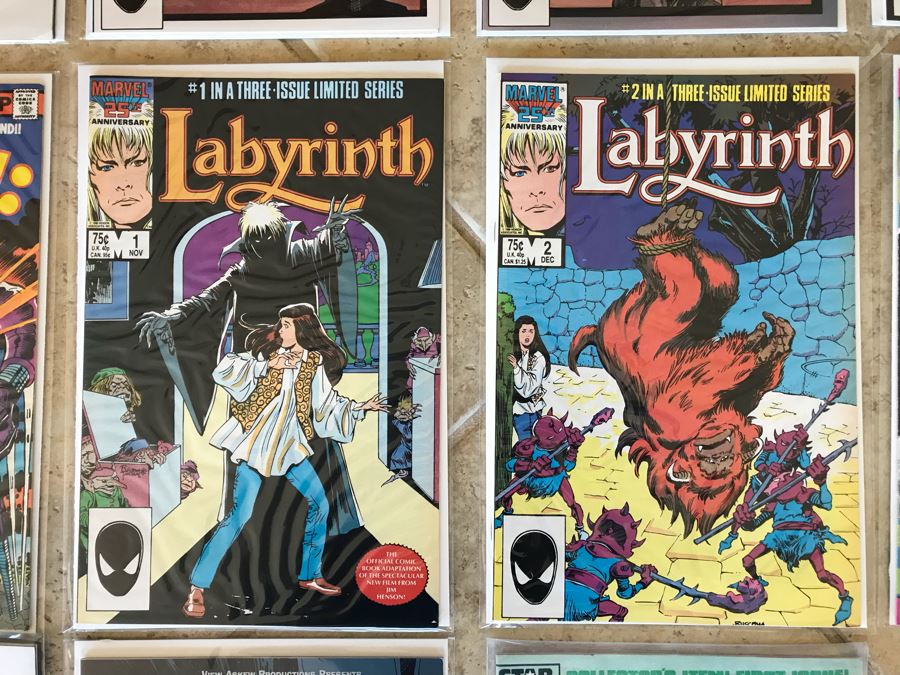 Vintage Movie TV Series Comic Books: Marvel Edgar Rice Burroughs Tarzan Of The Apes Issue 1, Dune 1, 2001: A Space Odyssey, Labyrinth 1, Austin Powers The Spy Who Shagged Me, Clerks, Thundercats 1 [Photo 6]