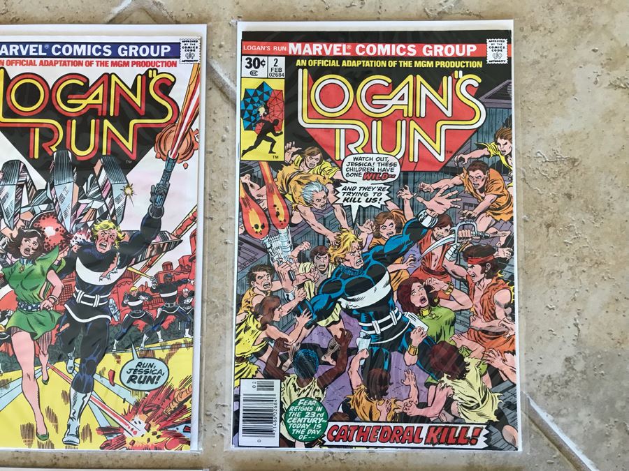 (6) Marvel Logan's Run Comic Books Includes (2) Issue 1 [Photo 3]