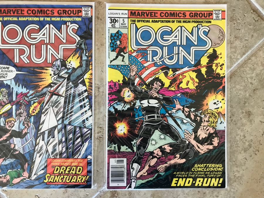 (6) Marvel Logan's Run Comic Books Includes (2) Issue 1 [Photo 5]