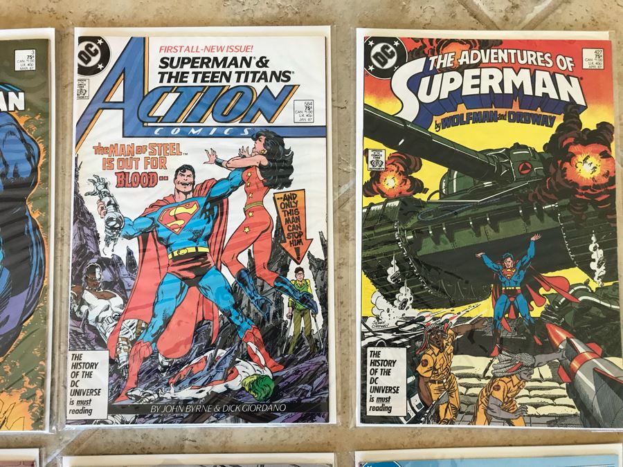(12) DC Superman And History Of The DC Univers Book 1 And 2 Comic Books - See Photos [Photo 4]
