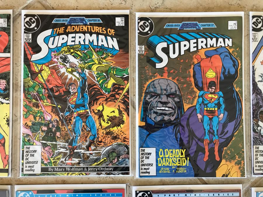 (12) DC Superman And History Of The DC Univers Book 1 And 2 Comic Books - See Photos [Photo 3]