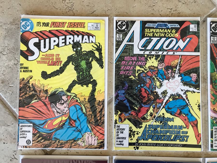 (12) DC Superman And History Of The DC Univers Book 1 And 2 Comic Books - See Photos [Photo 2]