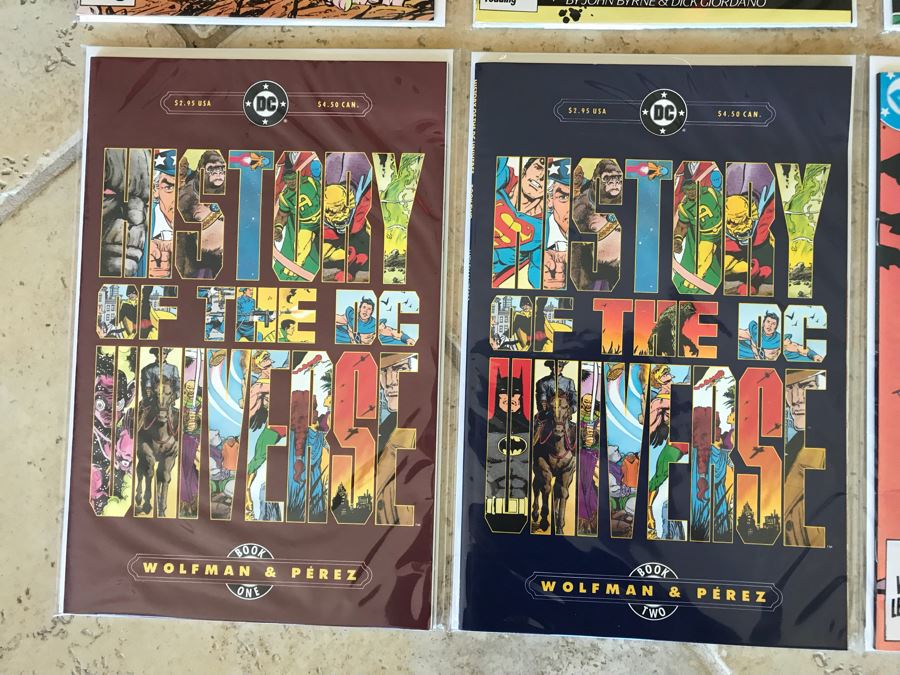 (12) DC Superman And History Of The DC Univers Book 1 And 2 Comic Books - See Photos [Photo 5]