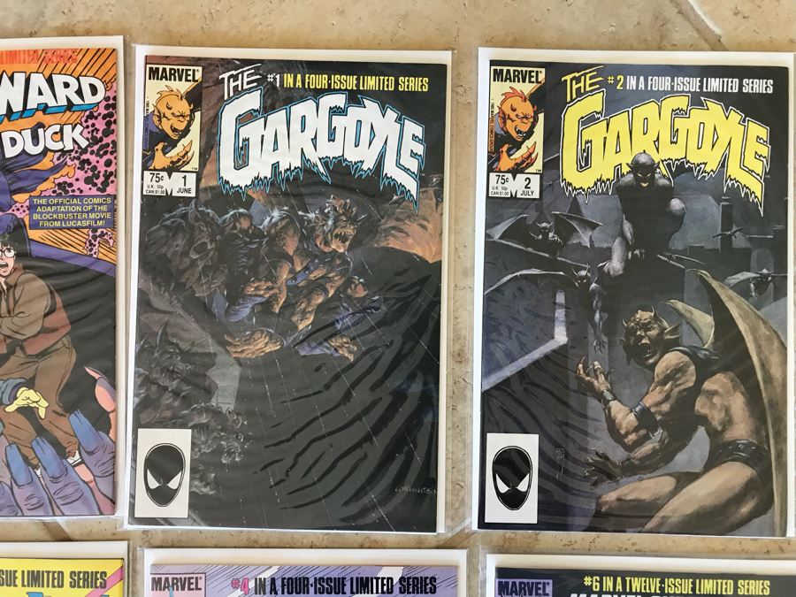 (17) Marvel Comic Books: Daredevil, Howard The Duck, The Gargoyle 1, Rocket Raccoon, Marvel Super Heroes Secret Wars [Photo 4]