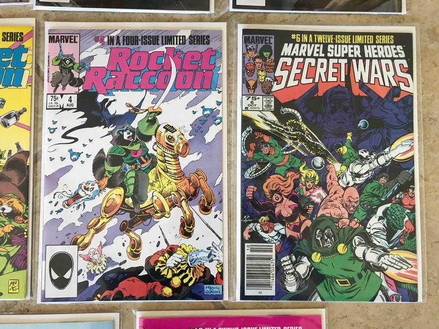 (17) Marvel Comic Books: Daredevil, Howard The Duck, The Gargoyle 1, Rocket Raccoon, Marvel Super Heroes Secret Wars [Photo 7]