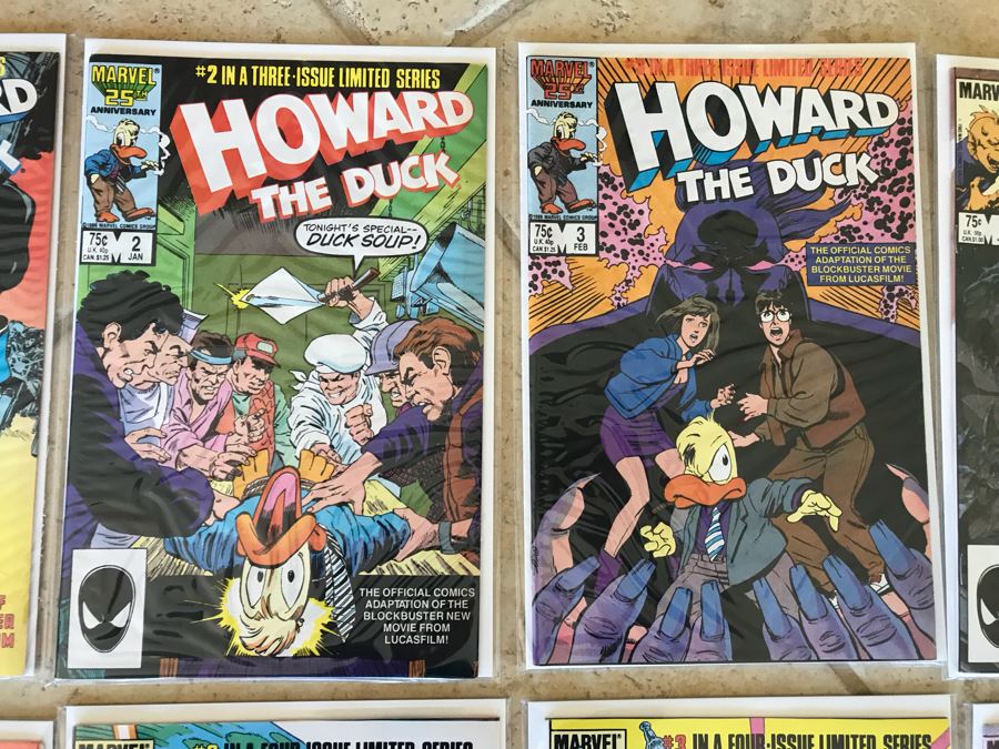 (17) Marvel Comic Books: Daredevil, Howard The Duck, The Gargoyle 1, Rocket Raccoon, Marvel Super Heroes Secret Wars [Photo 3]