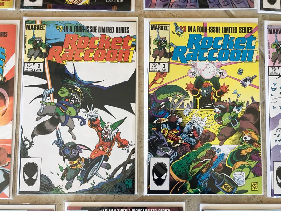 (17) Marvel Comic Books: Daredevil, Howard The Duck, The Gargoyle 1, Rocket Raccoon, Marvel Super Heroes Secret Wars [Photo 6]