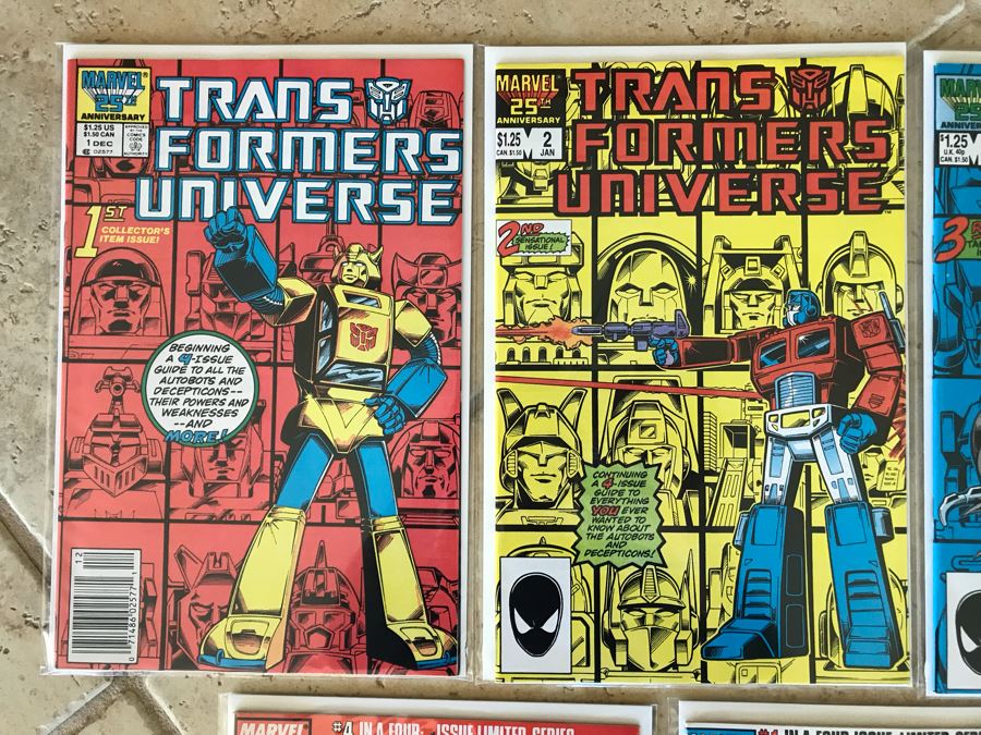 (11) Marvel Transformers Universe Issue 1, G.I. Joe Transformers, G.I. Joe Order Of Battle, G.I. Joe Yearbook - See Photos [Photo 2]