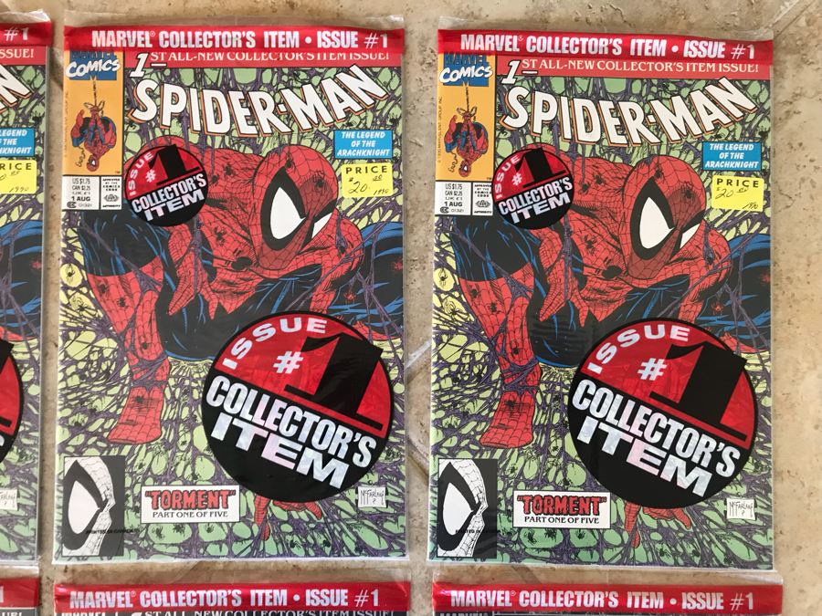 (8) Sealed Marvel Spider-Man Issue 1 Comic Books [Photo 3]