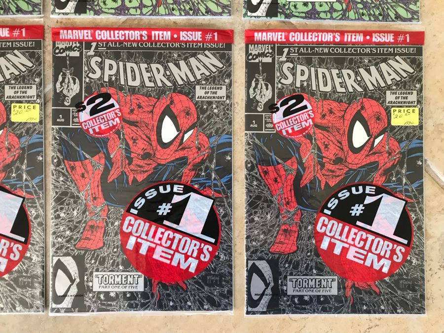 (8) Sealed Marvel Spider-Man Issue 1 Comic Books [Photo 5]