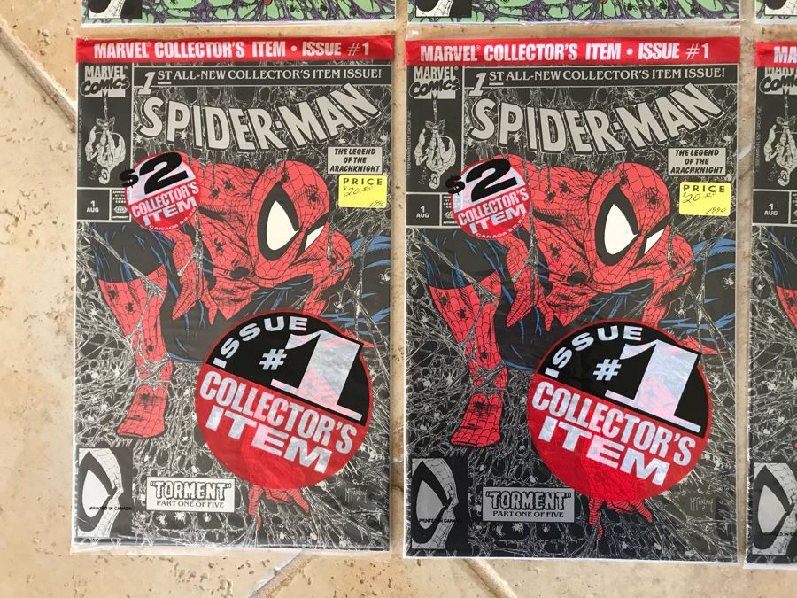 (8) Sealed Marvel Spider-Man Issue 1 Comic Books [Photo 4]