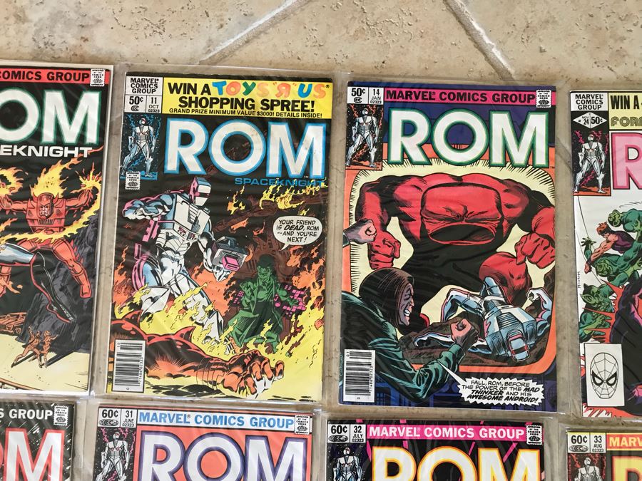 (28) Marvel ROM Spaceknight Comic Books Incl Issue 1 - See Photos [Photo 4]