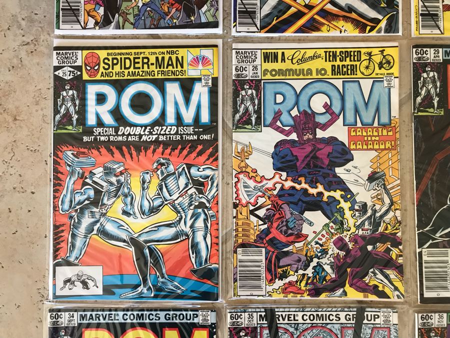 (28) Marvel ROM Spaceknight Comic Books Incl Issue 1 - See Photos [Photo 6]