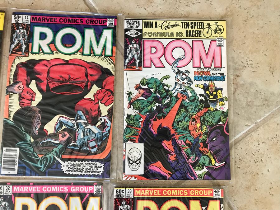 (28) Marvel ROM Spaceknight Comic Books Incl Issue 1 - See Photos [Photo 5]