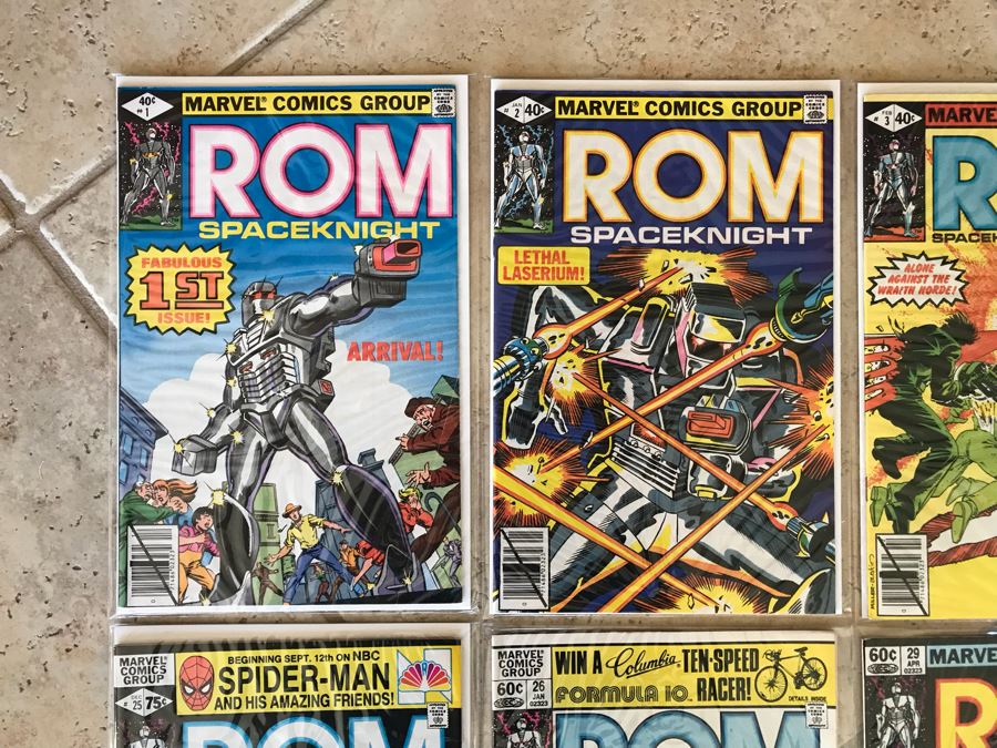 (28) Marvel ROM Spaceknight Comic Books Incl Issue 1 - See Photos [Photo 2]