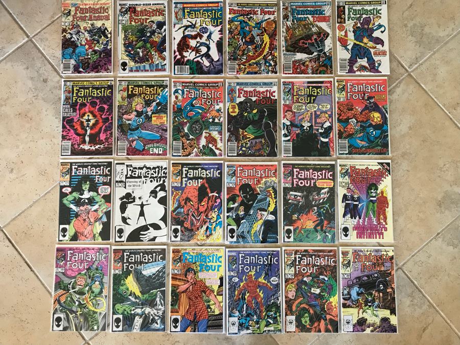 (24) Marvel Fantastic Four Comic Books - See Photos [Photo 1]