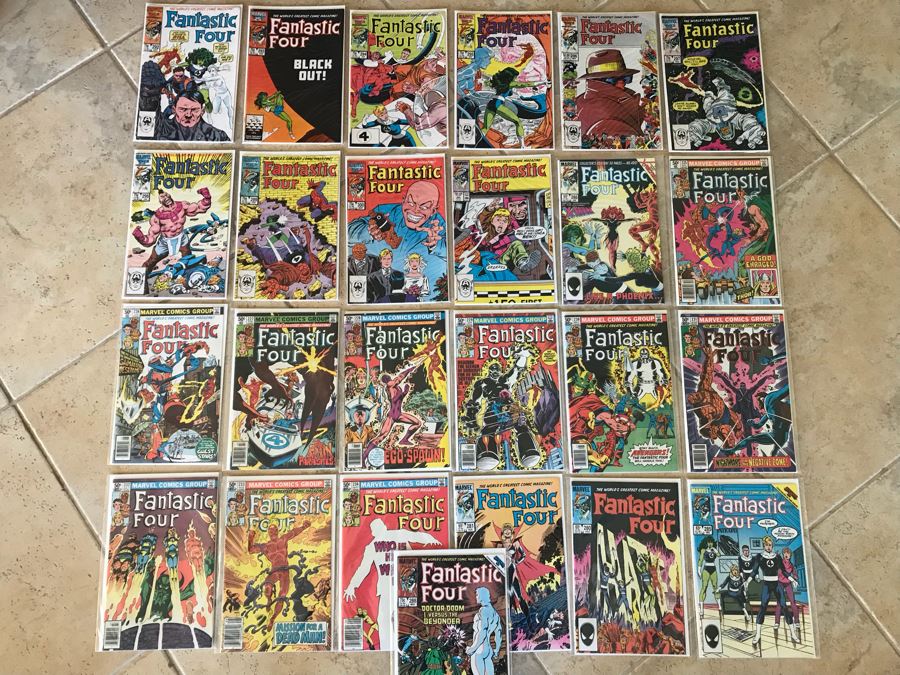 (25) Marvel Fantastic Four Comic Books - See Photos [Photo 1]