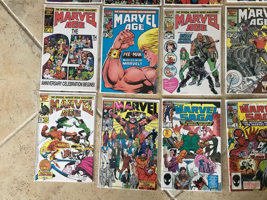 (32) Marvel Age And The Marvel Saga Comic Books [Photo 4]