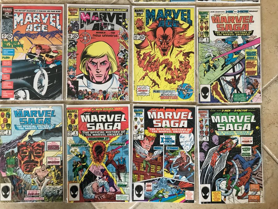 (32) Marvel Age And The Marvel Saga Comic Books [Photo 6]